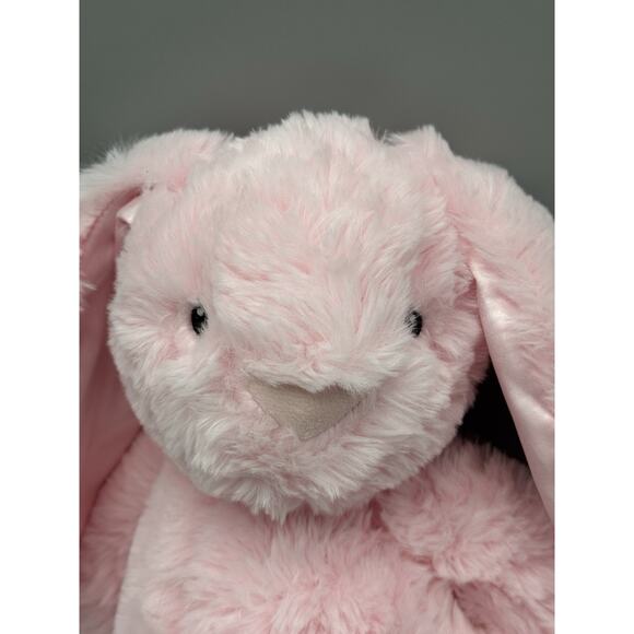 Spark Create Imagine Pink Bunny Rabbit Plush Rattle 12 Inch Stuffed Animal - Picture 2 of 7